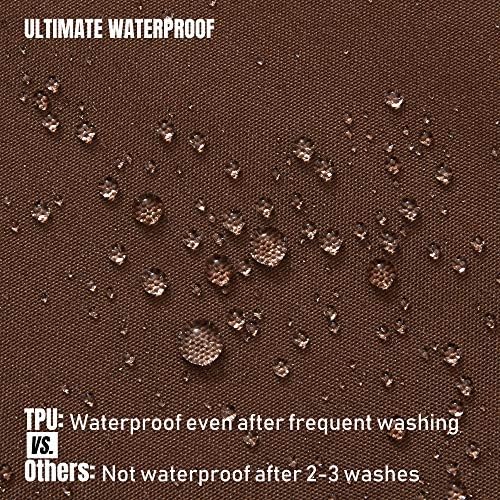 NY HOME Ultimate Waterproof Shower Liner 72x72 Brown