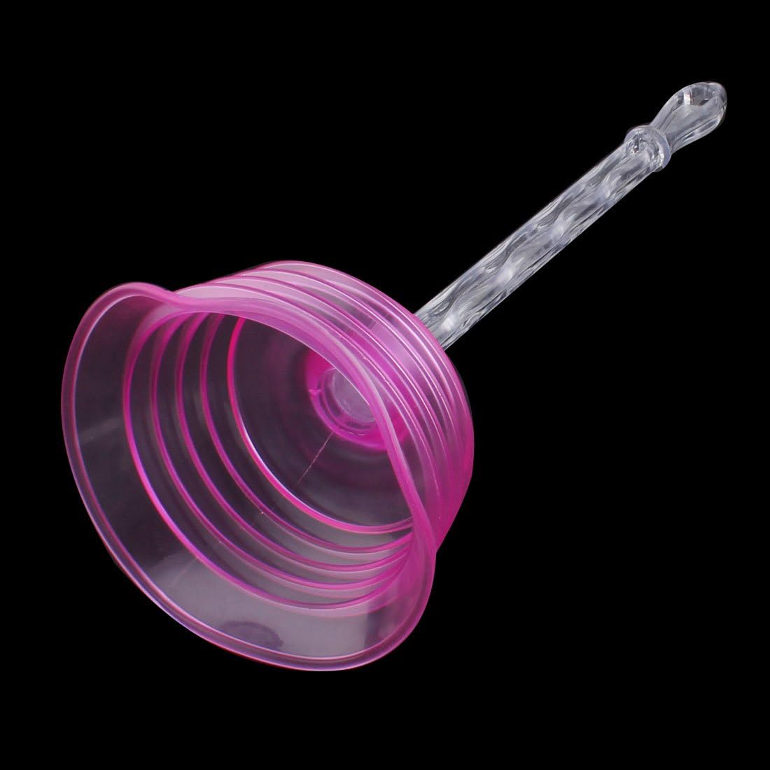 Qtqgoitem Fuchsia Toilet Plunger with Suction Cup