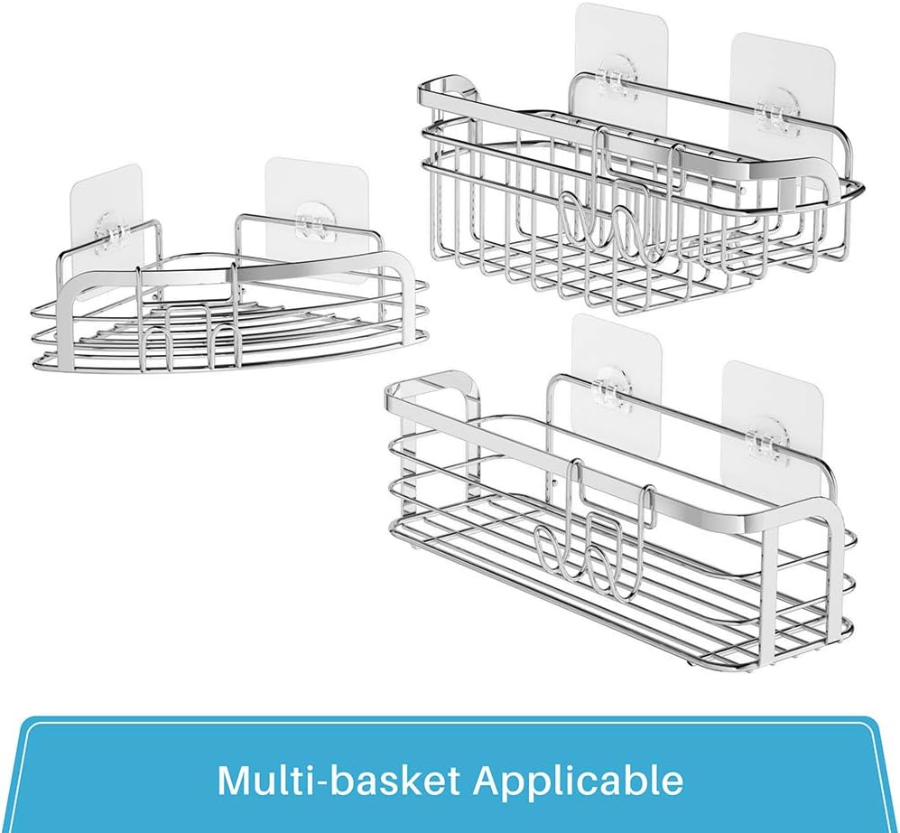 LUXEAR 6-Piece Reusable Adhesive Sticker for Bathroom and Kitchen