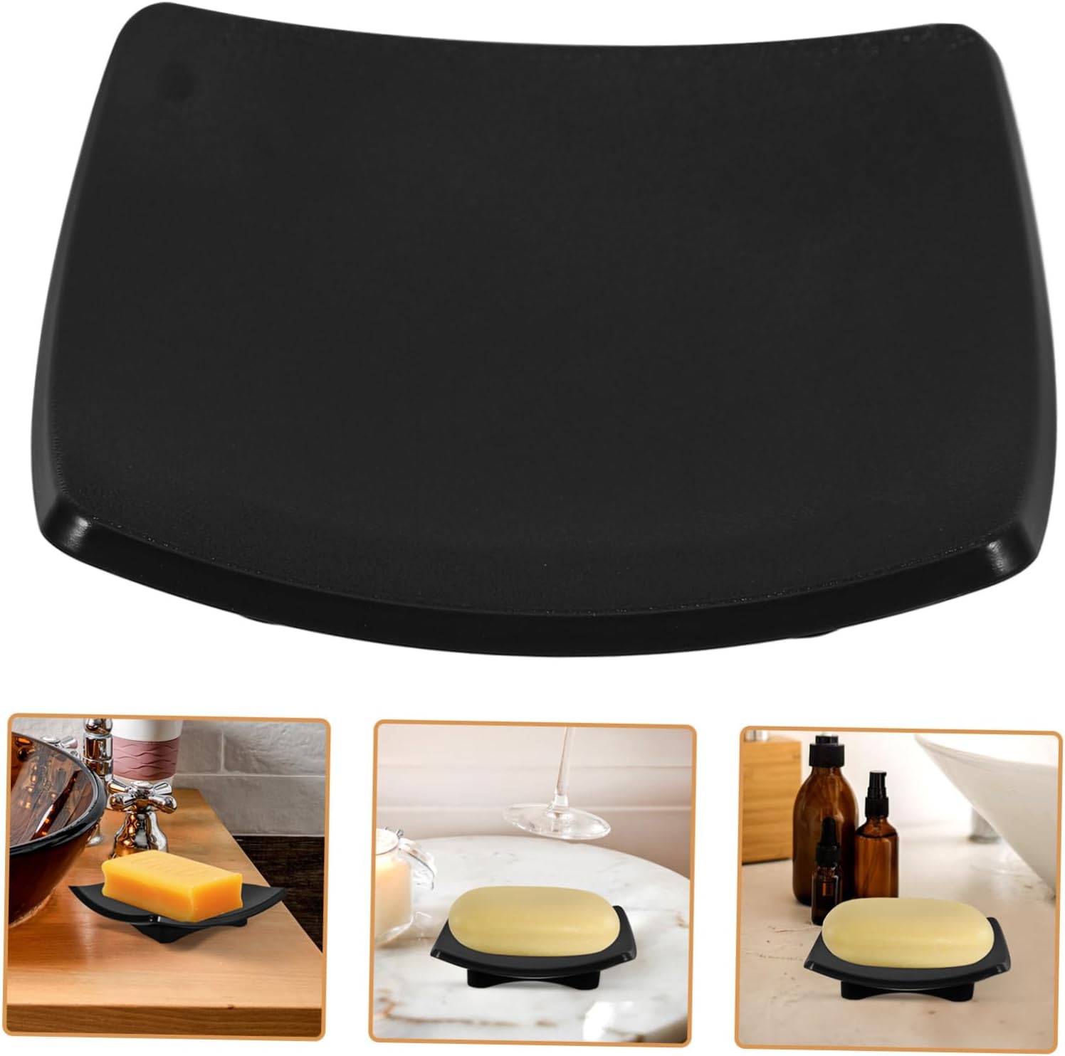 PRETYZOOM Bar Soap Holder with Draining Tray for Bathroom and Kitchen