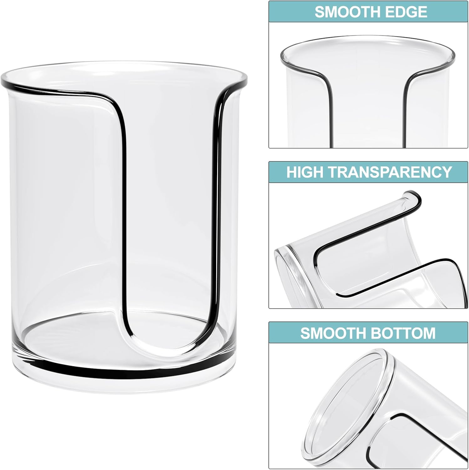 BYAWAY 2 Pack 5 oz Bathroom Cup Dispenser