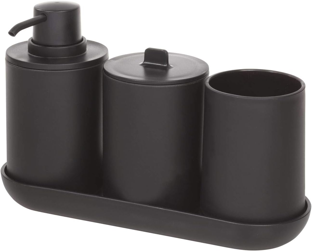 InterDesign iDesign 28737ES Cade 4-Piece Bathroom Accessory Set