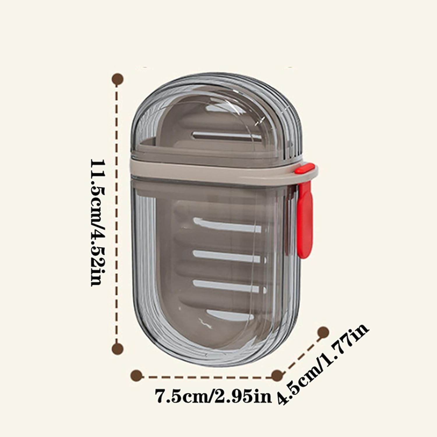 YAMSLAM Travel Soap Box with Leak Proof Bag