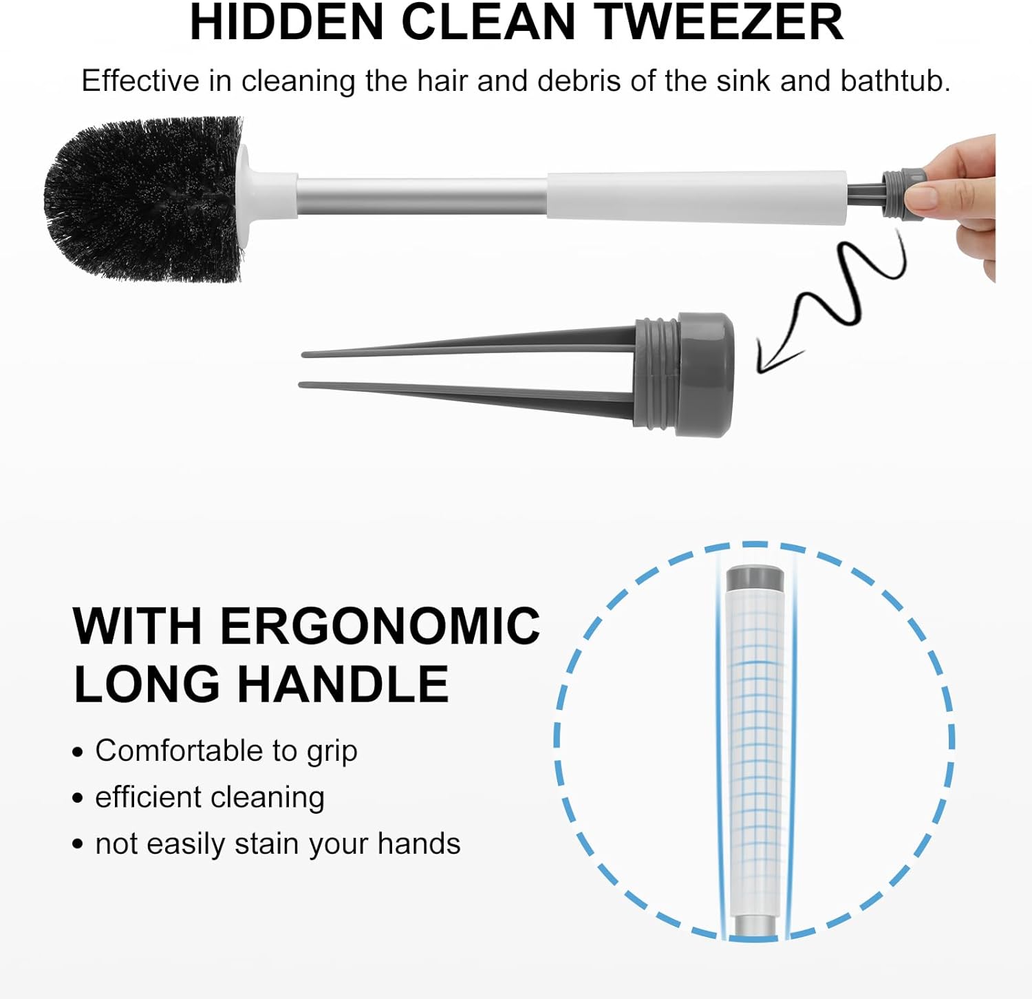 SetSail Automatic Toilet Brush with Holder