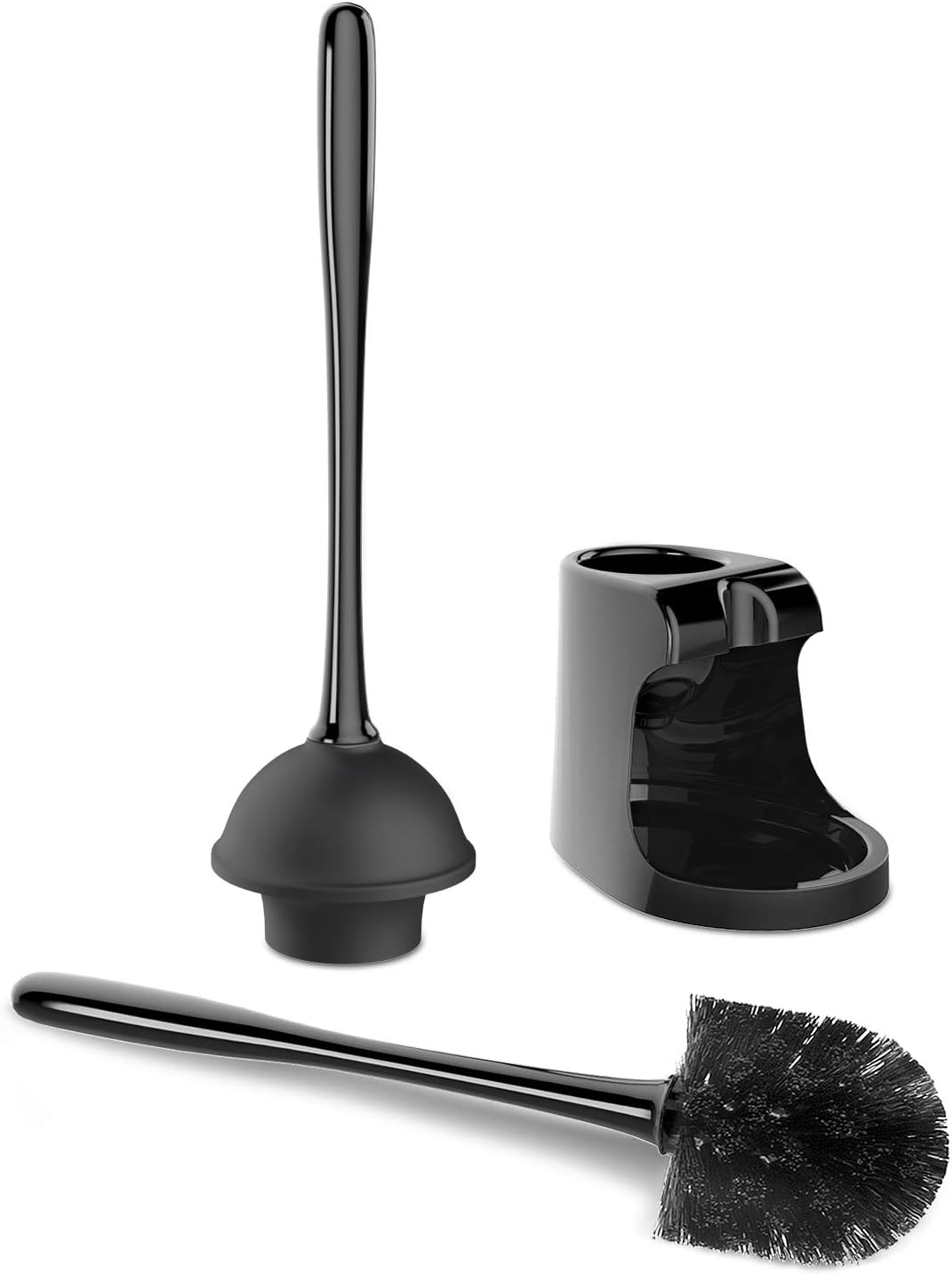 MRSIGA Toilet Plunger and Bowl Brush Combo - 2 Sets