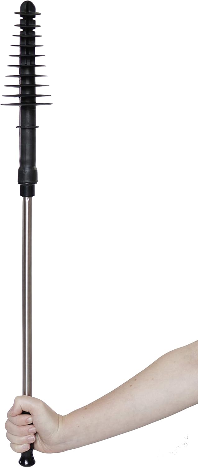 ToiletShroom Plunger with Caddy Holder Black