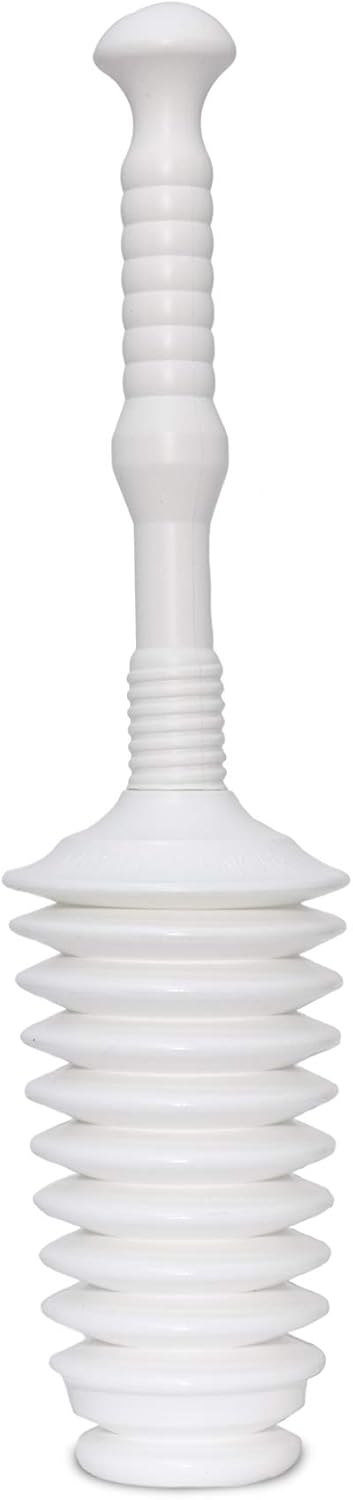 Master Plunger MP500-4T Heavy Duty Toilet Plunger Kit with Tall Bucket