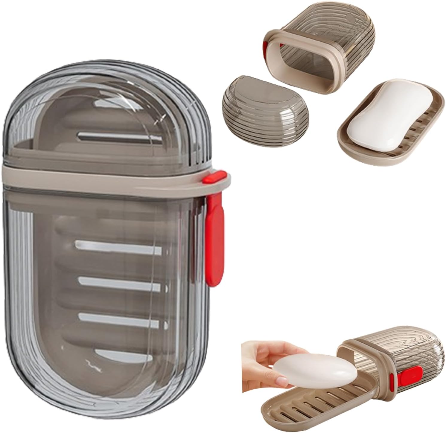 YAMSLAM Travel Soap Box with Leak Proof Bag