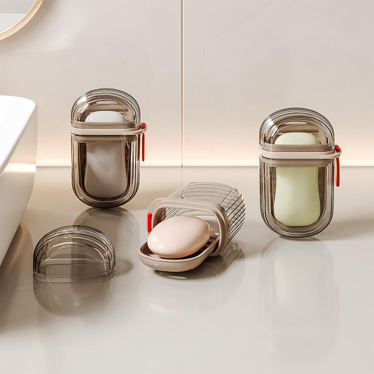 YAMSLAM Travel Soap Box with Leak Proof Bag
