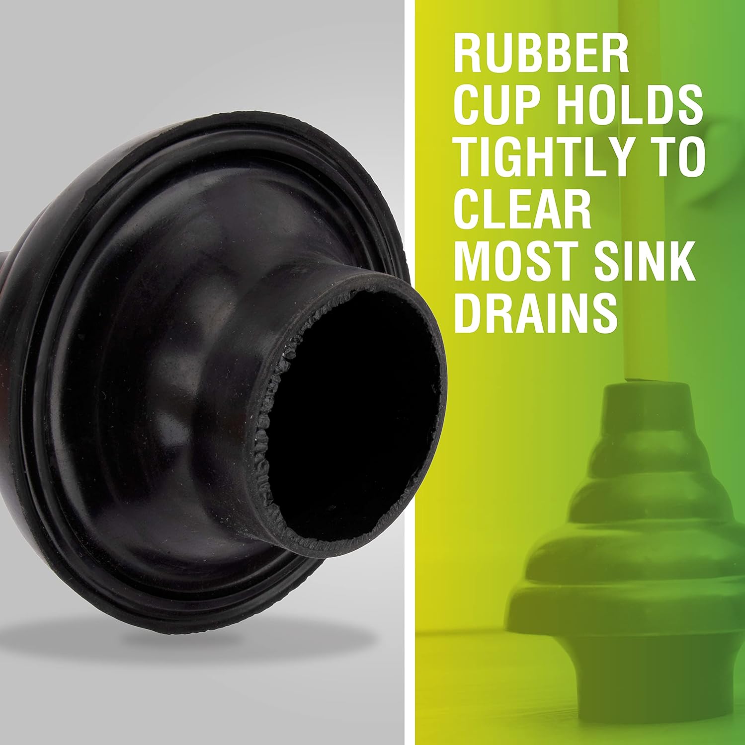 LDR 512 3410A Toilet Flange Plunger with Double Thrust