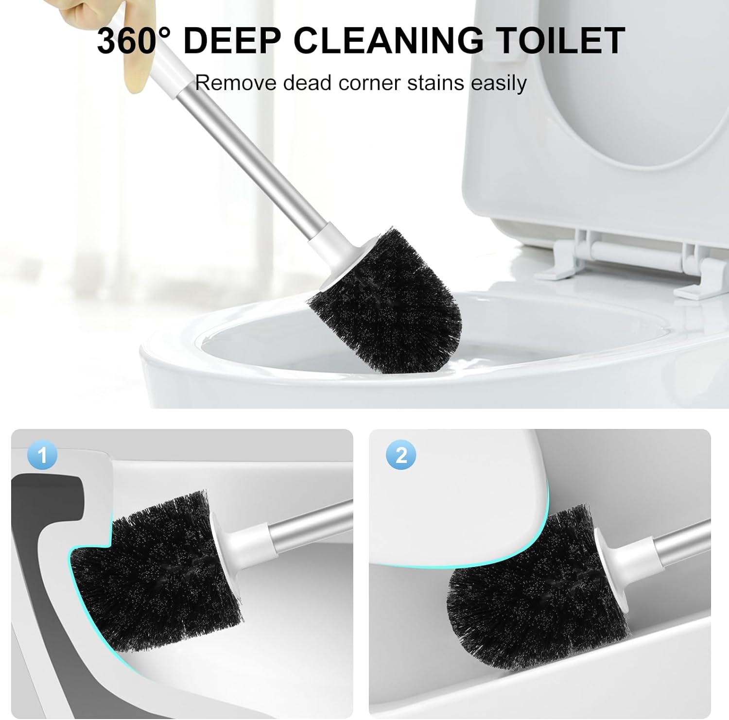 SetSail Automatic Toilet Brush with Holder