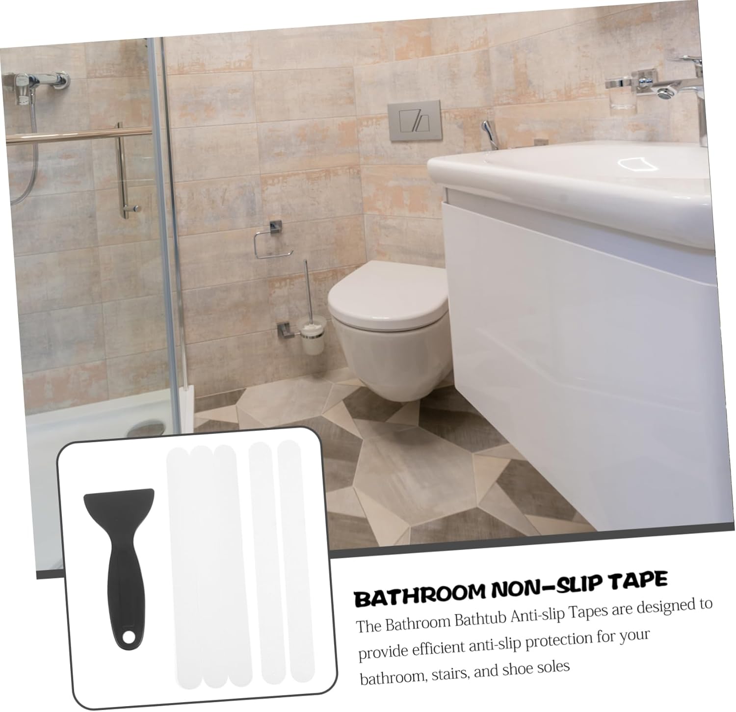 Alipis Non-Slip Bathtub Stickers for Bathroom Safety