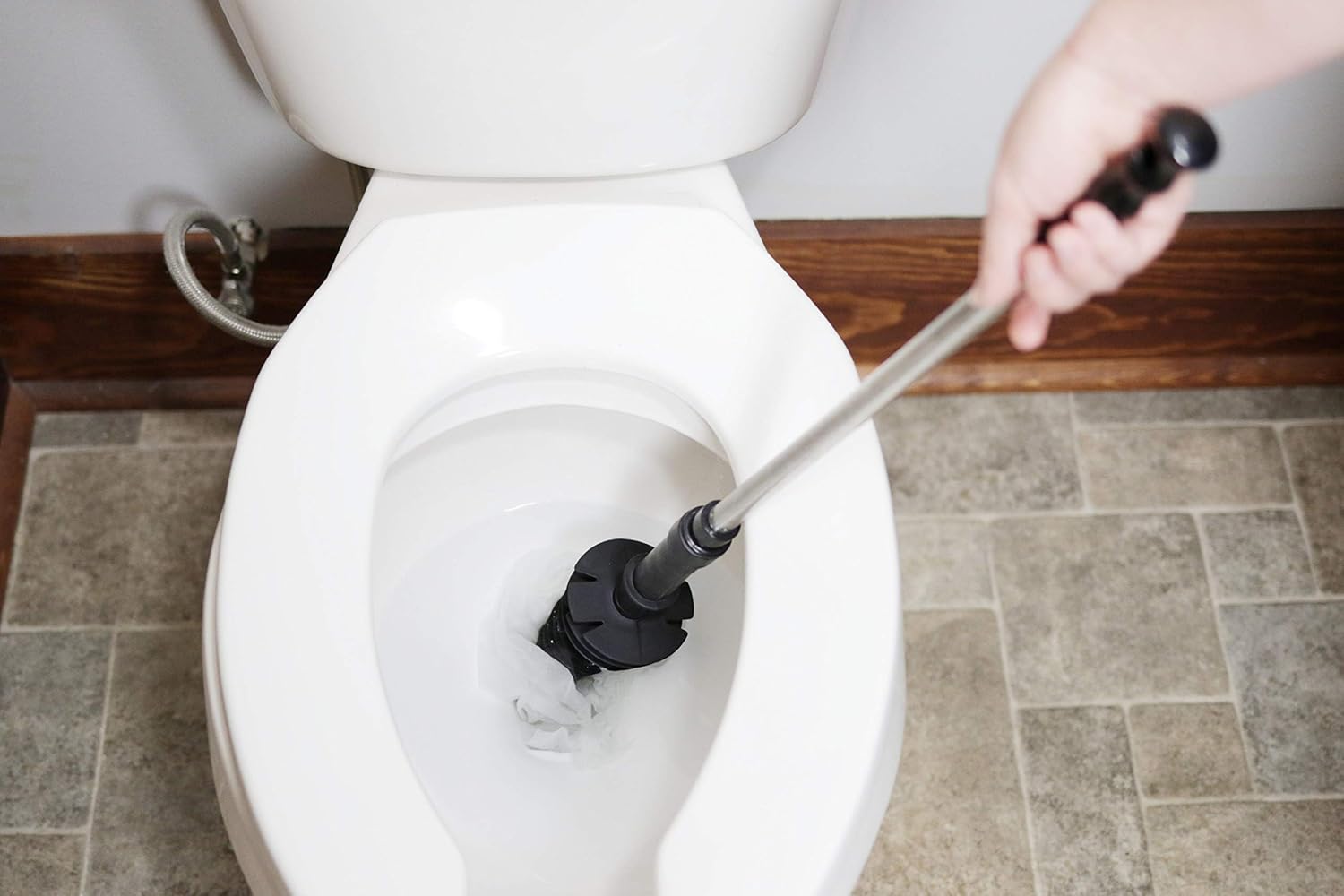 ToiletShroom Plunger with Caddy Holder Black