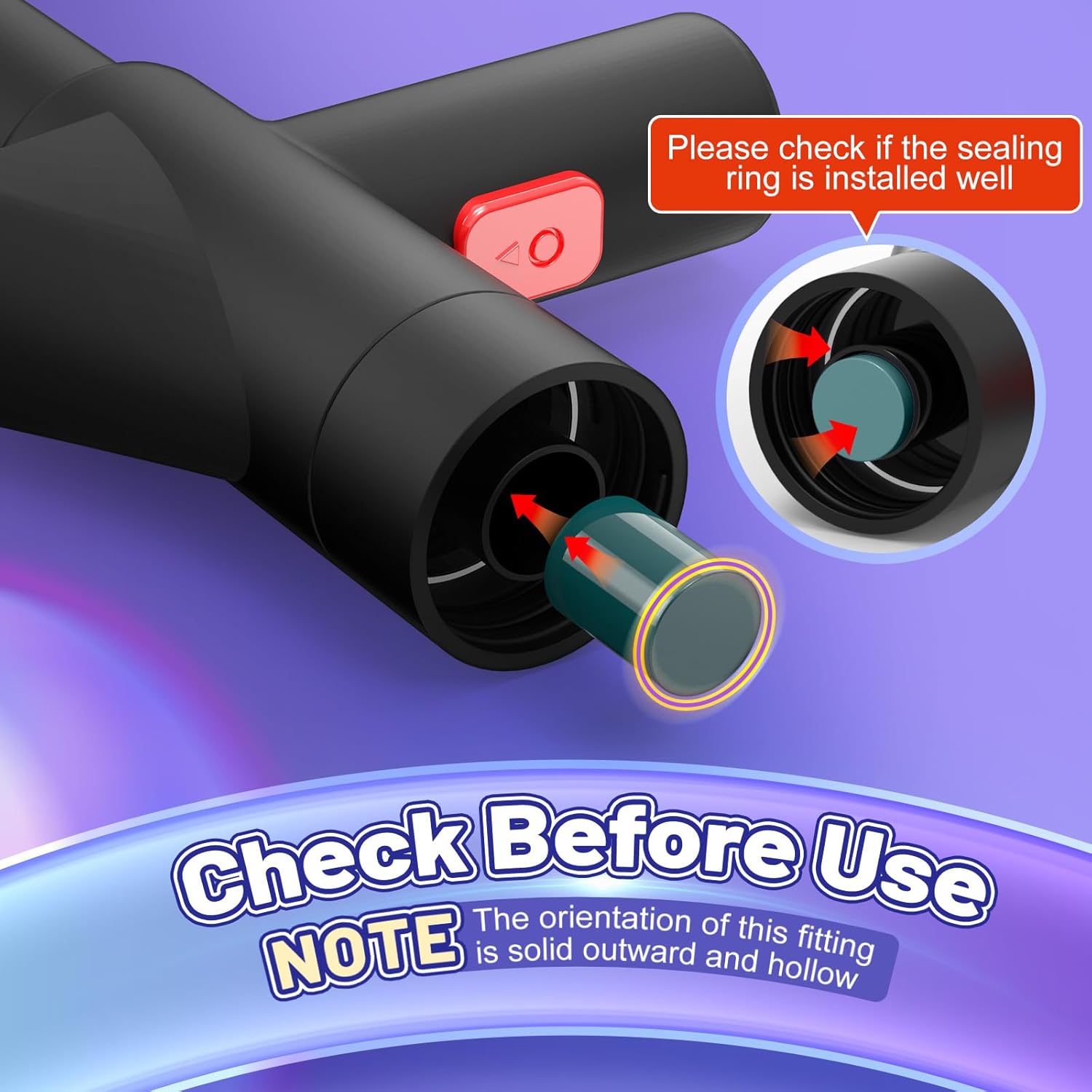 High Pressure Toilet Plunger with Visual Barometer