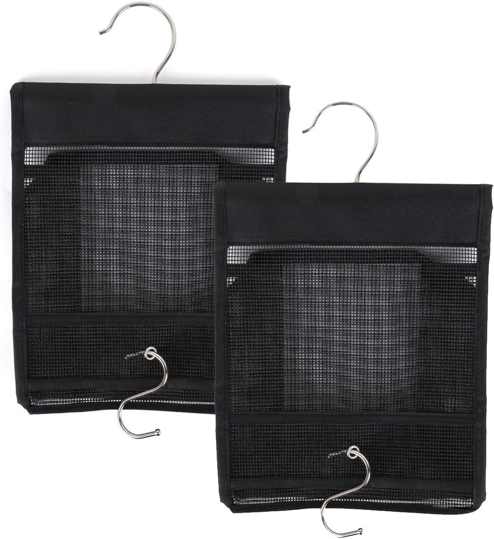 ABCISI Mesh Shower Bag with Hook Attachment Pack of 2