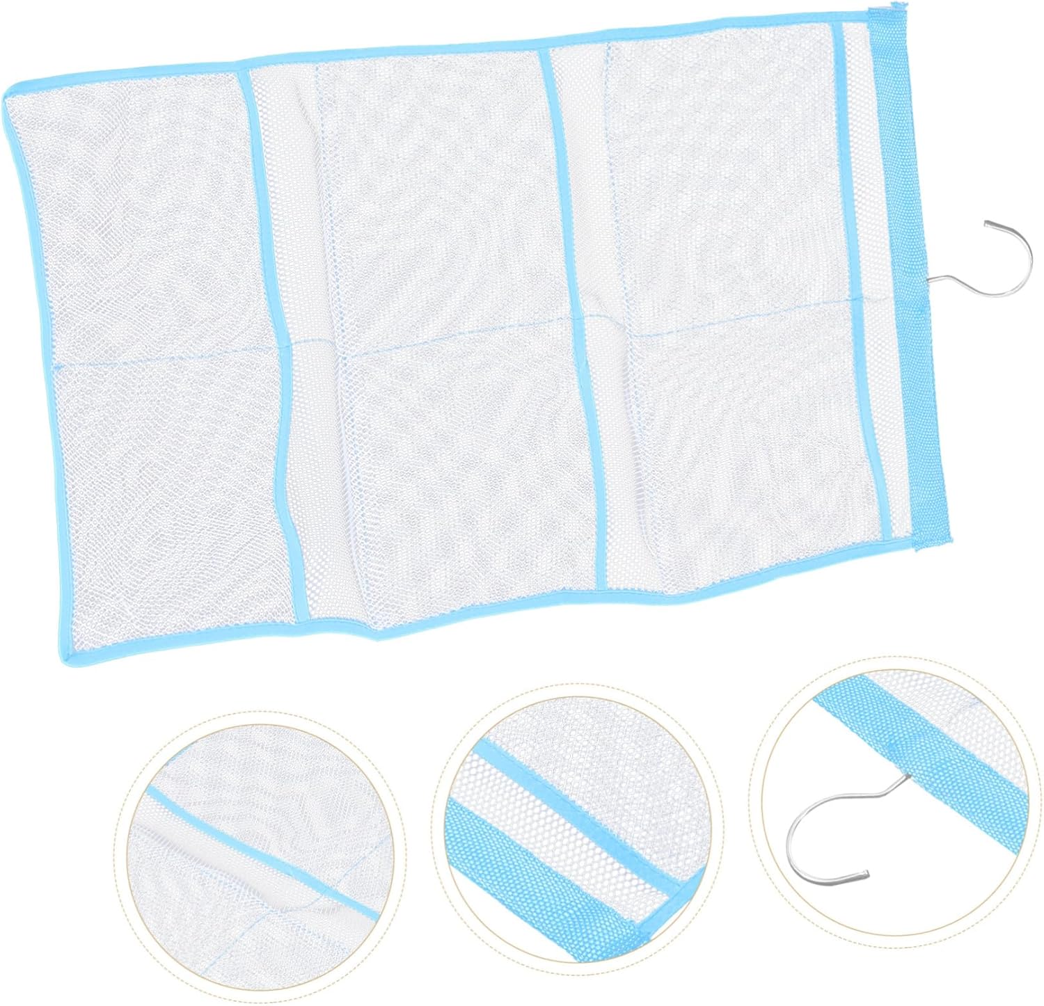 Cabilock Mesh Shower Bag 6 Pocket Organizer Easy Install