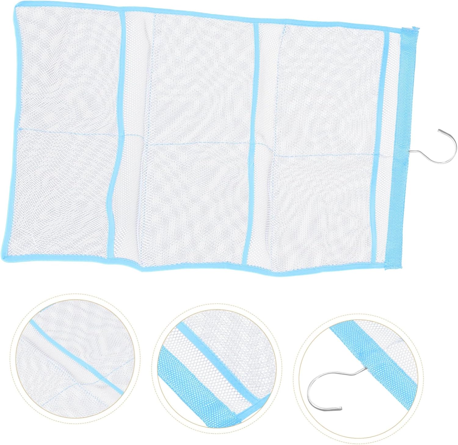 Ciieeo Mesh Shower Organizer Quick Dry Storage with Single Hook
