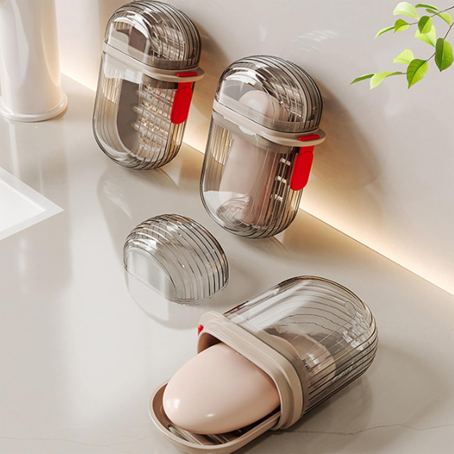 YAMSLAM Travel Soap Box with Leak Proof Bag
