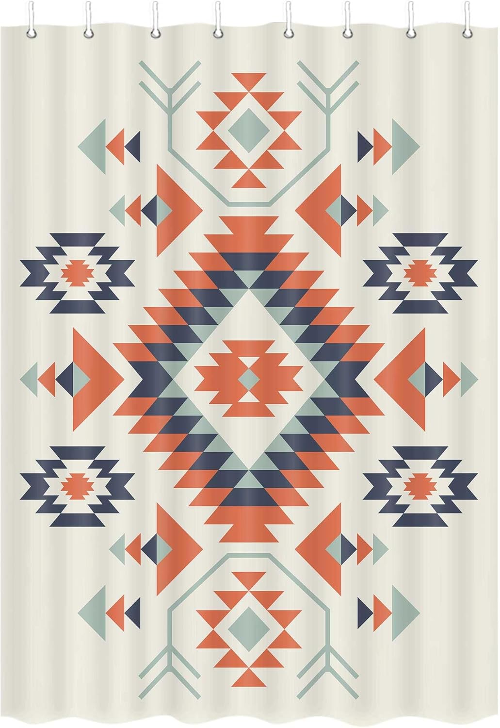 JAWO Camper RV Aztec Shower Curtain 47X64