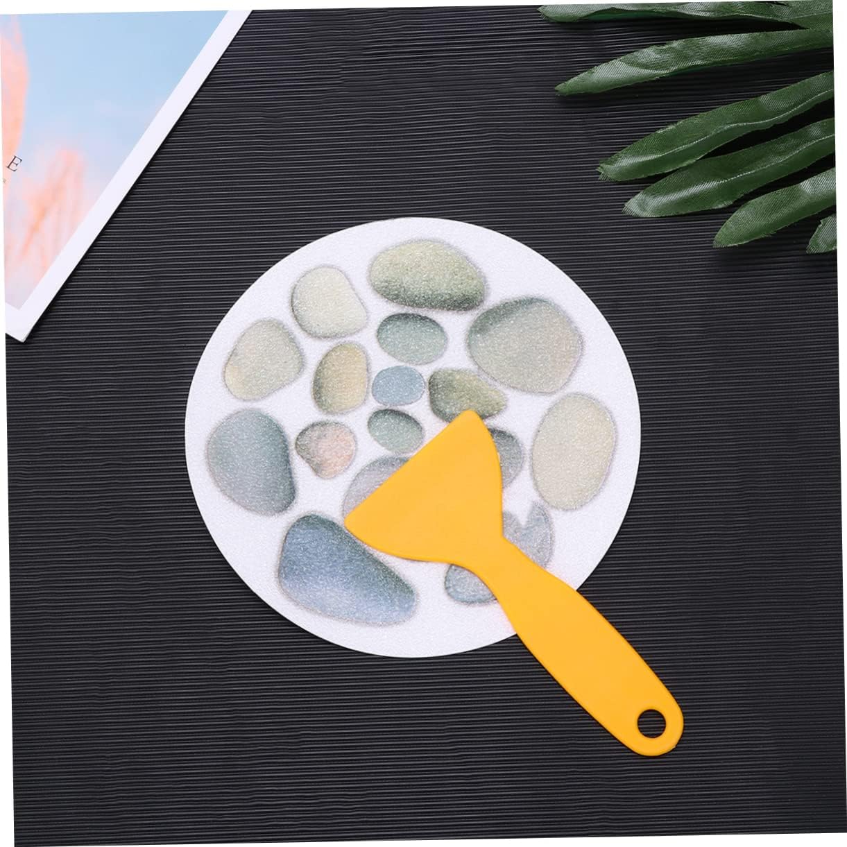 Alipis 4pcs Anti-Slip Bath Tub Stickers with Stone Pattern