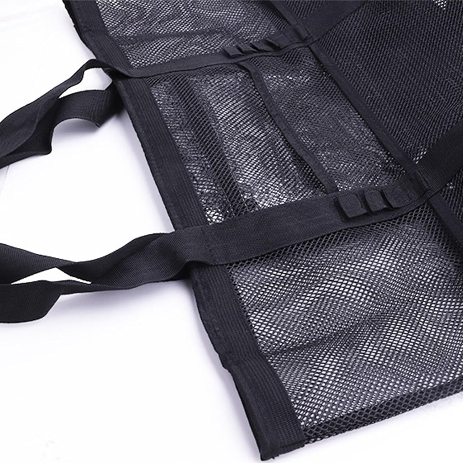 Portable Mesh Shower Caddy with 8 Pockets Black