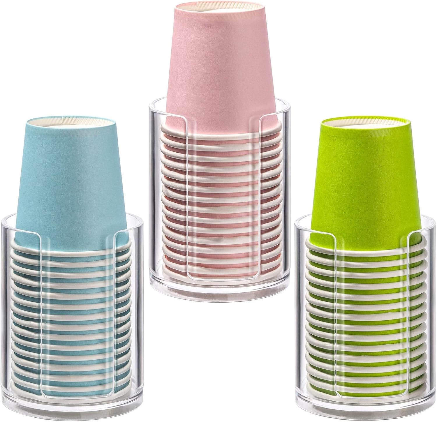 Tbestmax 3 Pack Bathroom Cup Dispenser