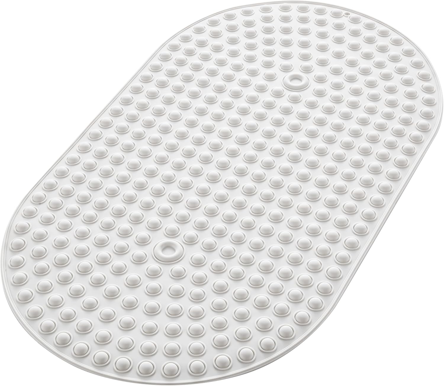 Joiyota Silicone Bath Mat Oval Non-Slip with 27x15 Inches