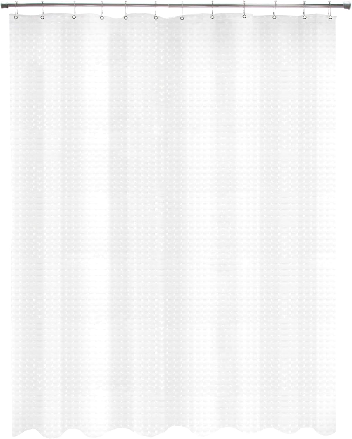 Kenney KN61151 Clear Waterproof Shower Curtain Liner