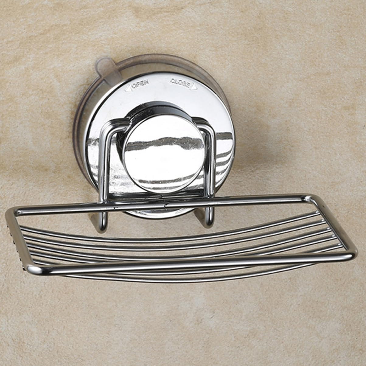 Hoement Stainless Steel Soap Container Rack for Kitchen and Bathroom