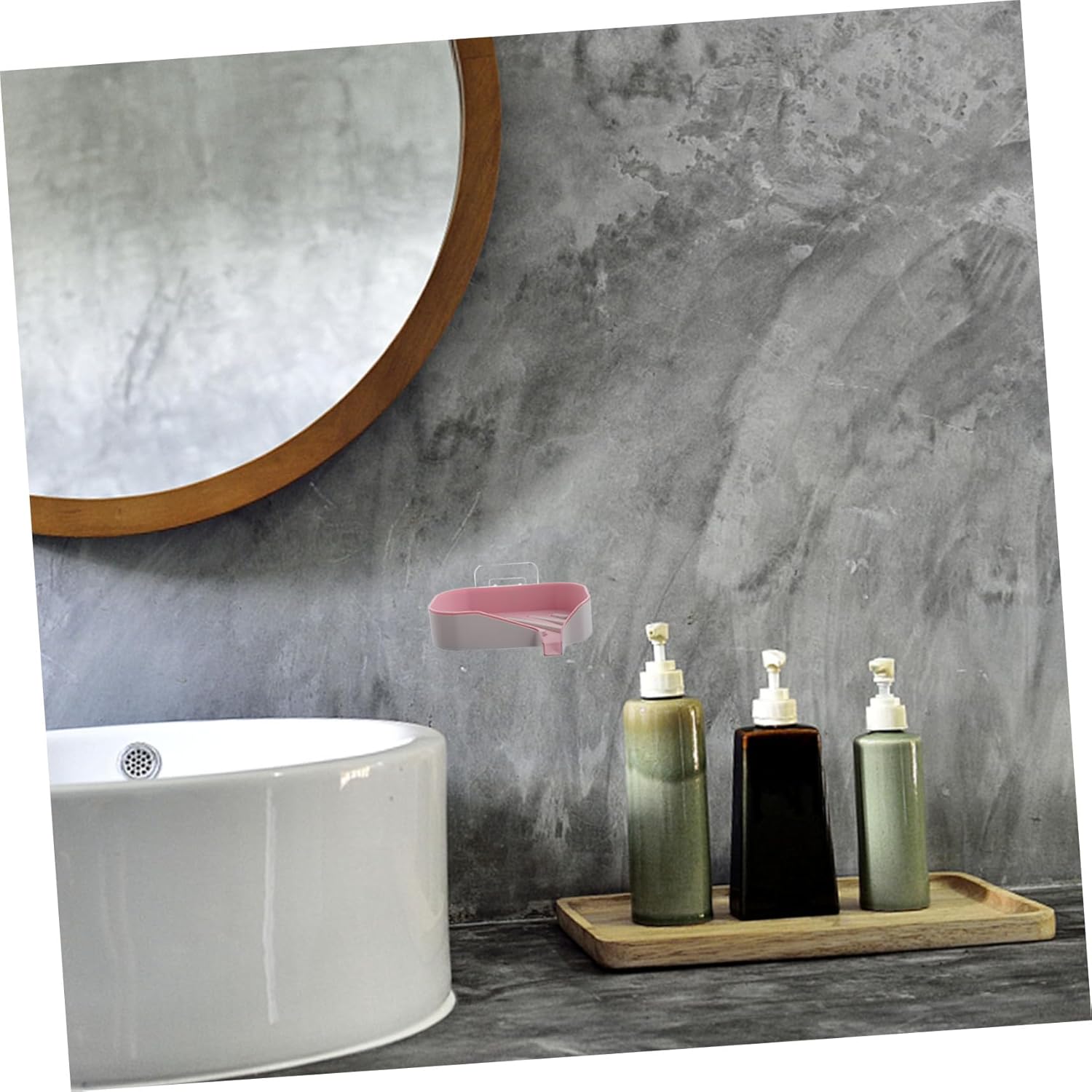 Wall Mounted Soap Dish with Toothbrush Holder