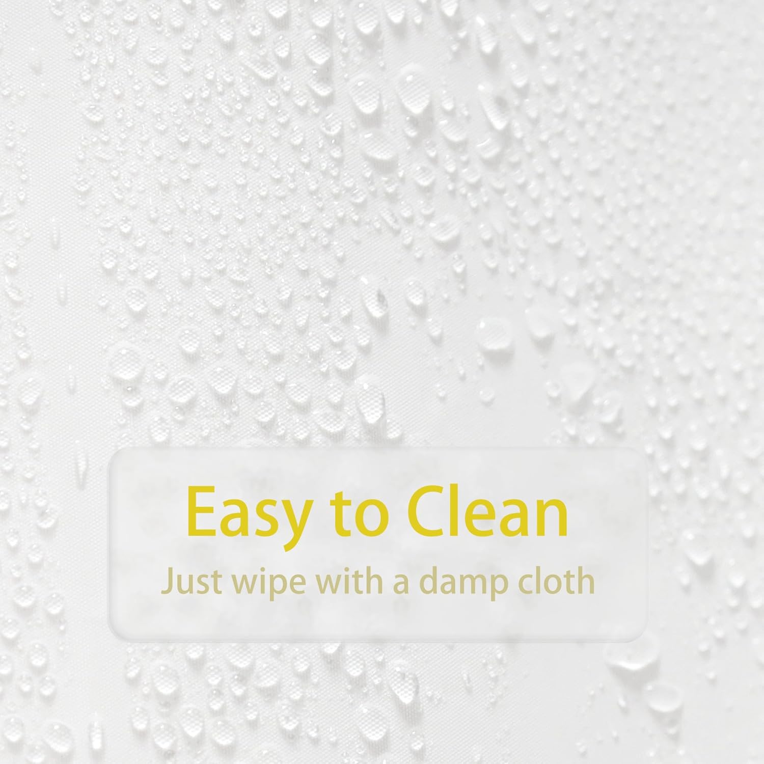 Poposa Waterproof Shower Curtain Liner 72 x 72 Inches