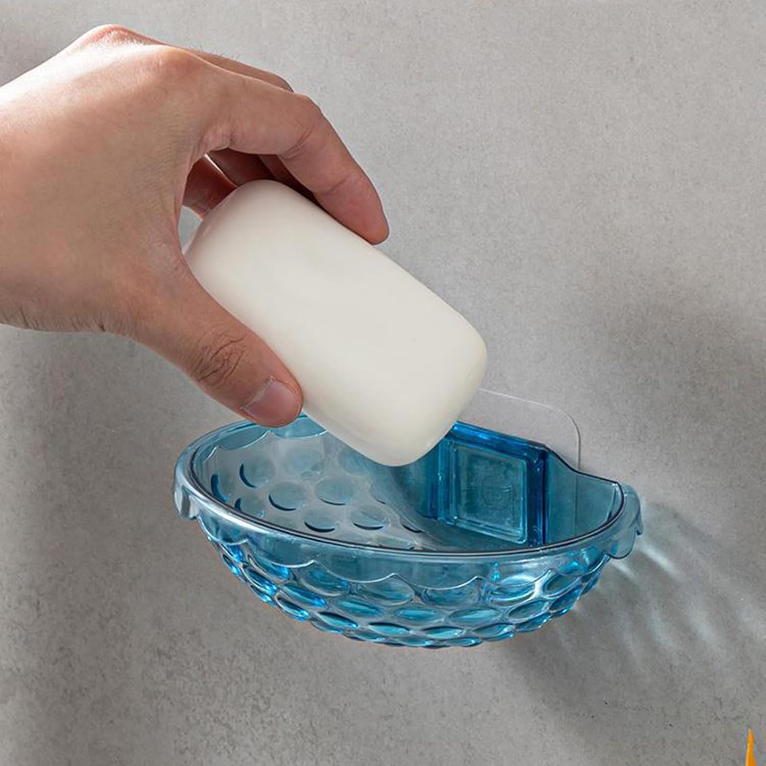 Wall Mounted Soap Holder No Drilling Self Adhesive 1