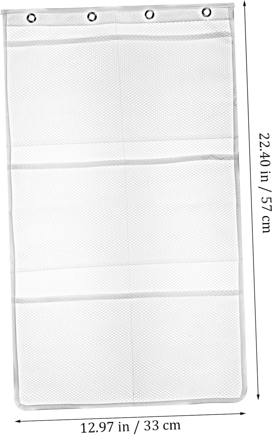 KOMBIUDA 2pcs Shower Mesh Organizer with Pockets