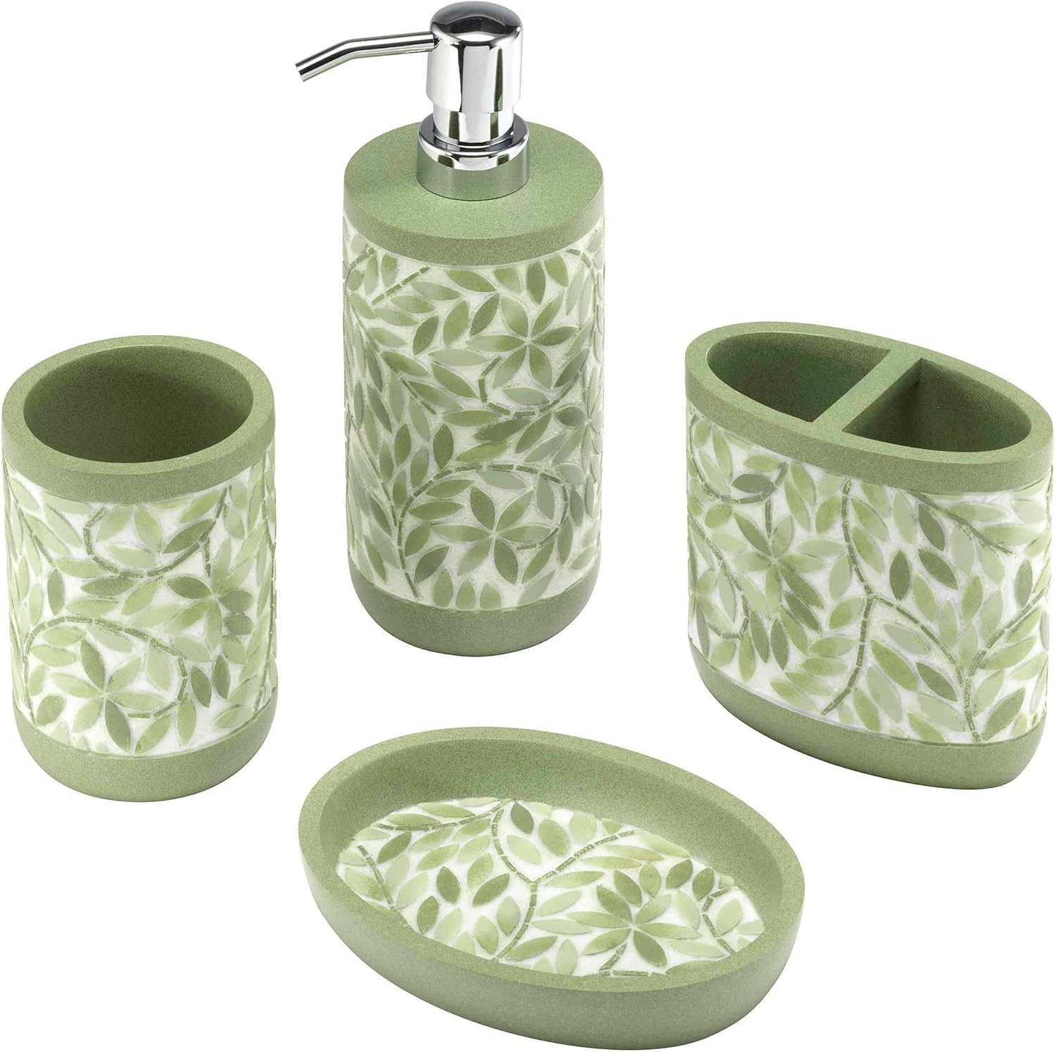 Avanti Linens Bath Set 4pc Resin Accessories 1