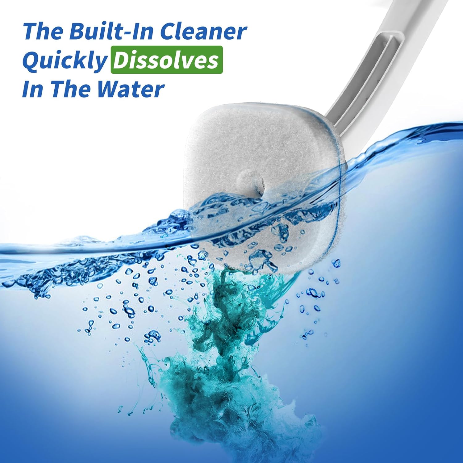 oshang Disposable Toilet Brush with 14 Refills 1