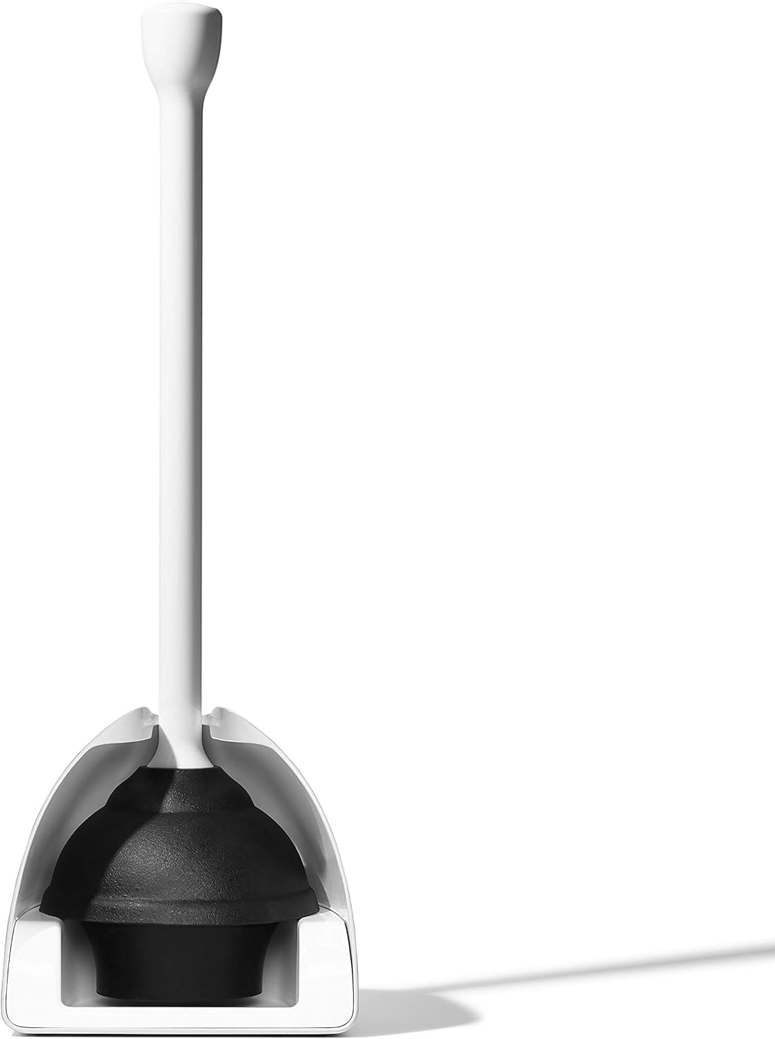OXO Good Grips Toilet Plunger with Cover White 1