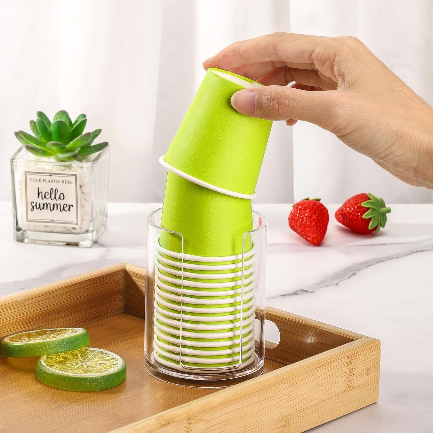 Tbestmax 3 Pack Bathroom Cup Dispenser
