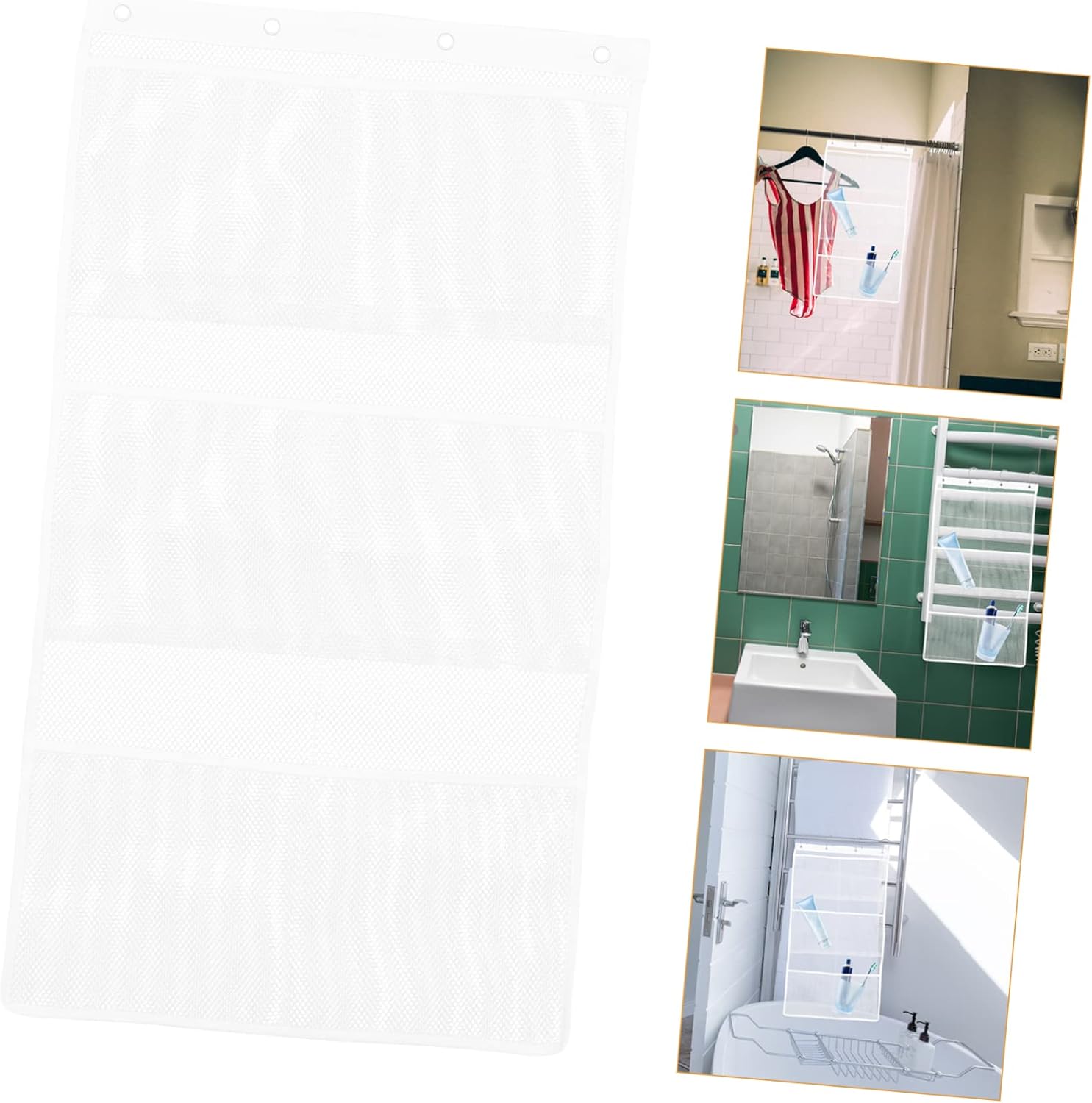 Zerodeko Mesh Shower Caddy with Hook for Family and Dorms
