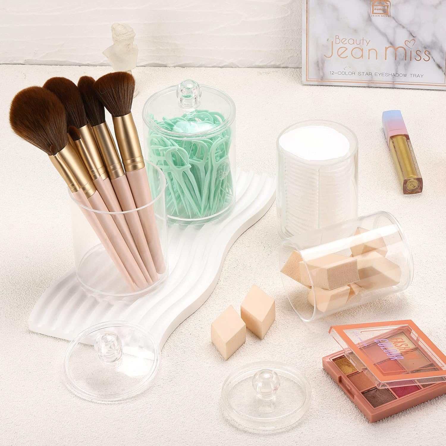 Tbestmax 12 Oz 10 Oz Q-Tip Holder Set