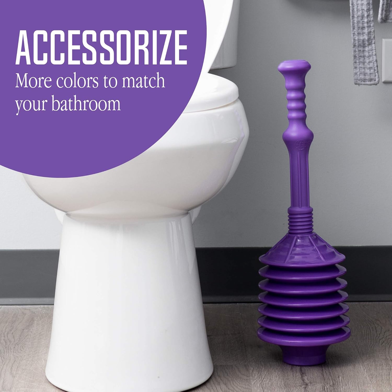 JS Jackson Supplies Professional Bellows Toilet Plunger