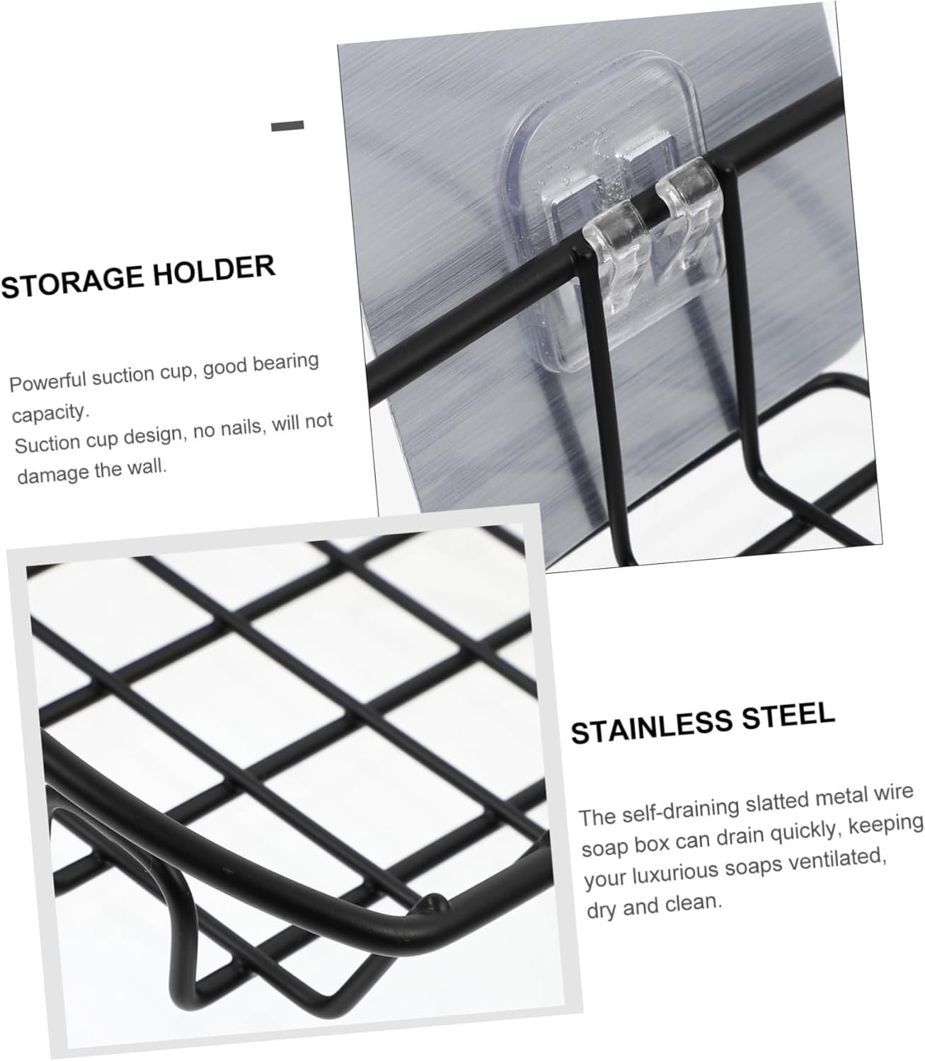 Alipis Stainless Steel Soap Dish Holder