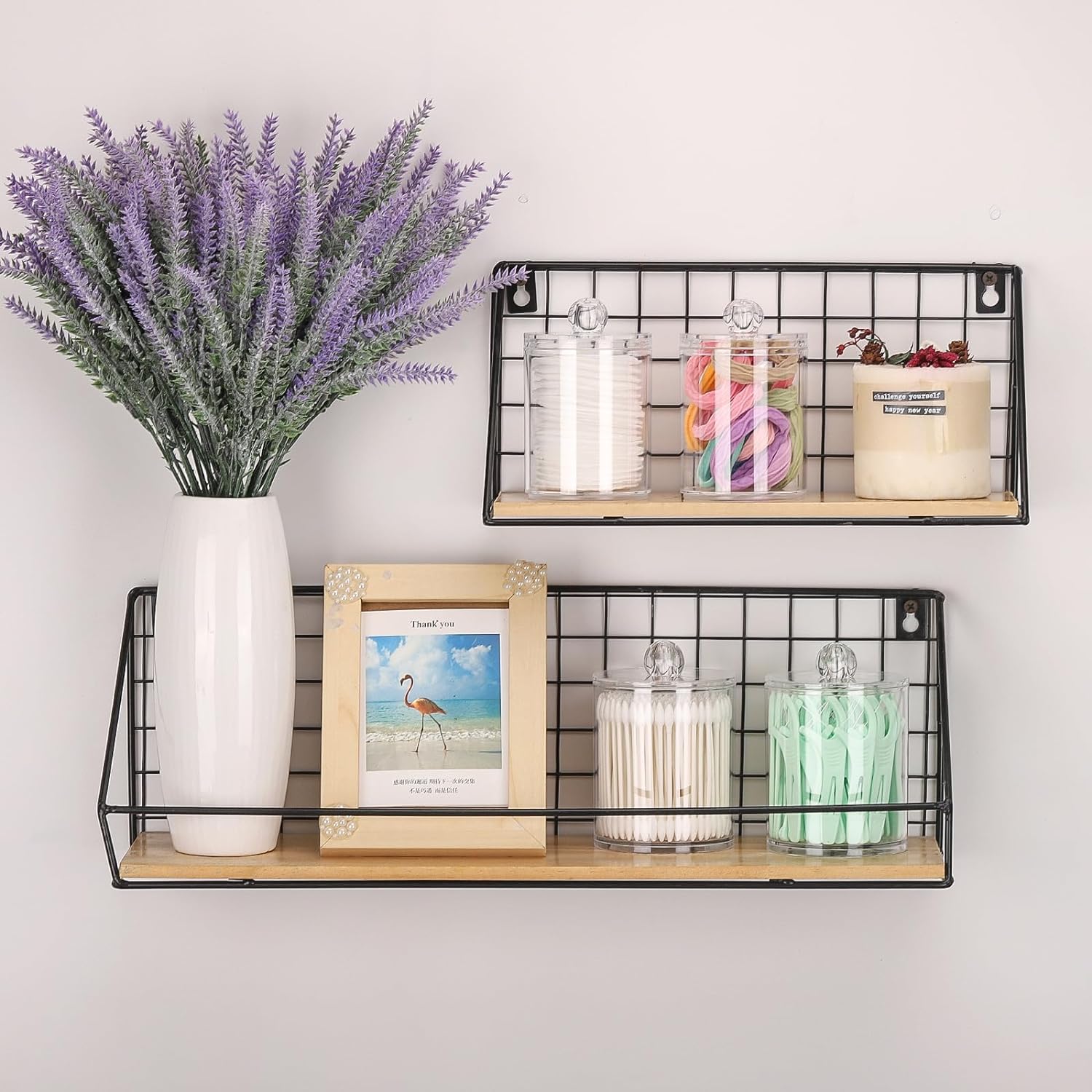 Tbestmax 4 Pack Q-tip Holder - Clear Plastic Bathroom Organizer