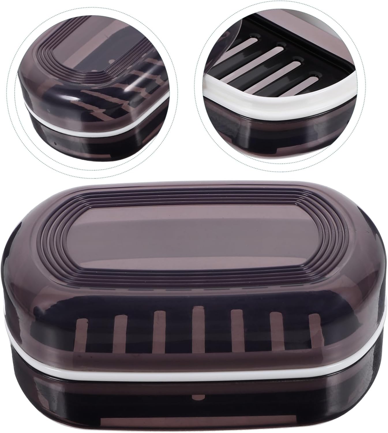 Cabilock Portable Travel Soap Box with Leak-Proof Lid