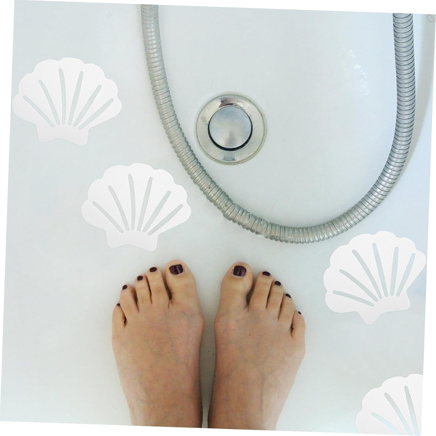 Amosfun Shell Shaped Anti-Slip Bathtub Decals