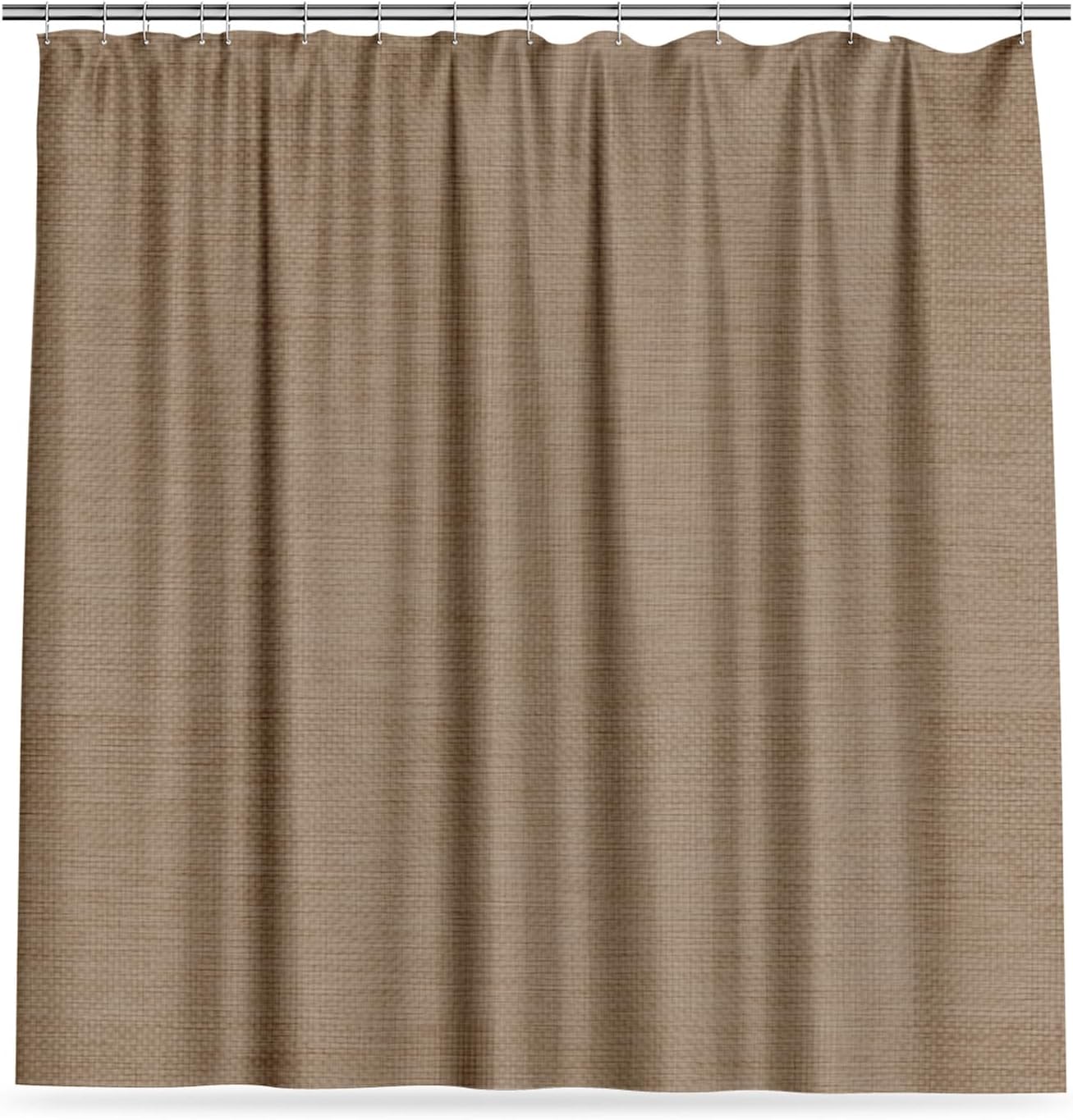 Luxurious Cotton Blend Shower Curtain - 72x72 inch Spa Quality
