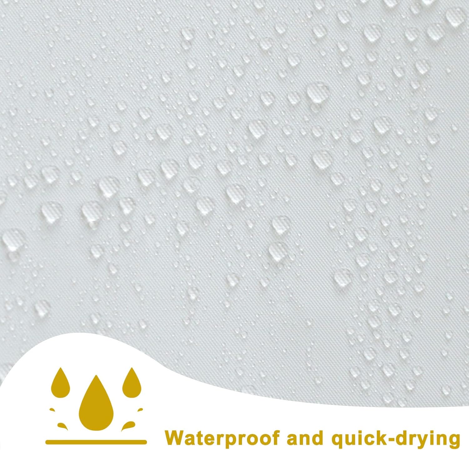 YISURE No Hook Shower Curtain Liner 72x74 Inches