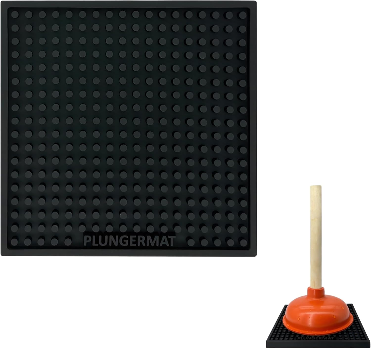 Alibazon Plunger Mat - Quick Drying Easy to Clean