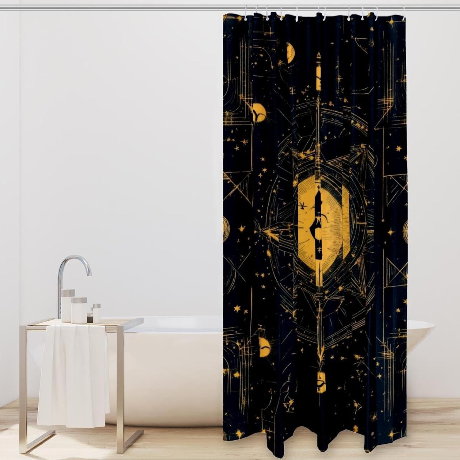 VAPOKF Bill Cipher Shower Curtain with 12 Hooks 1