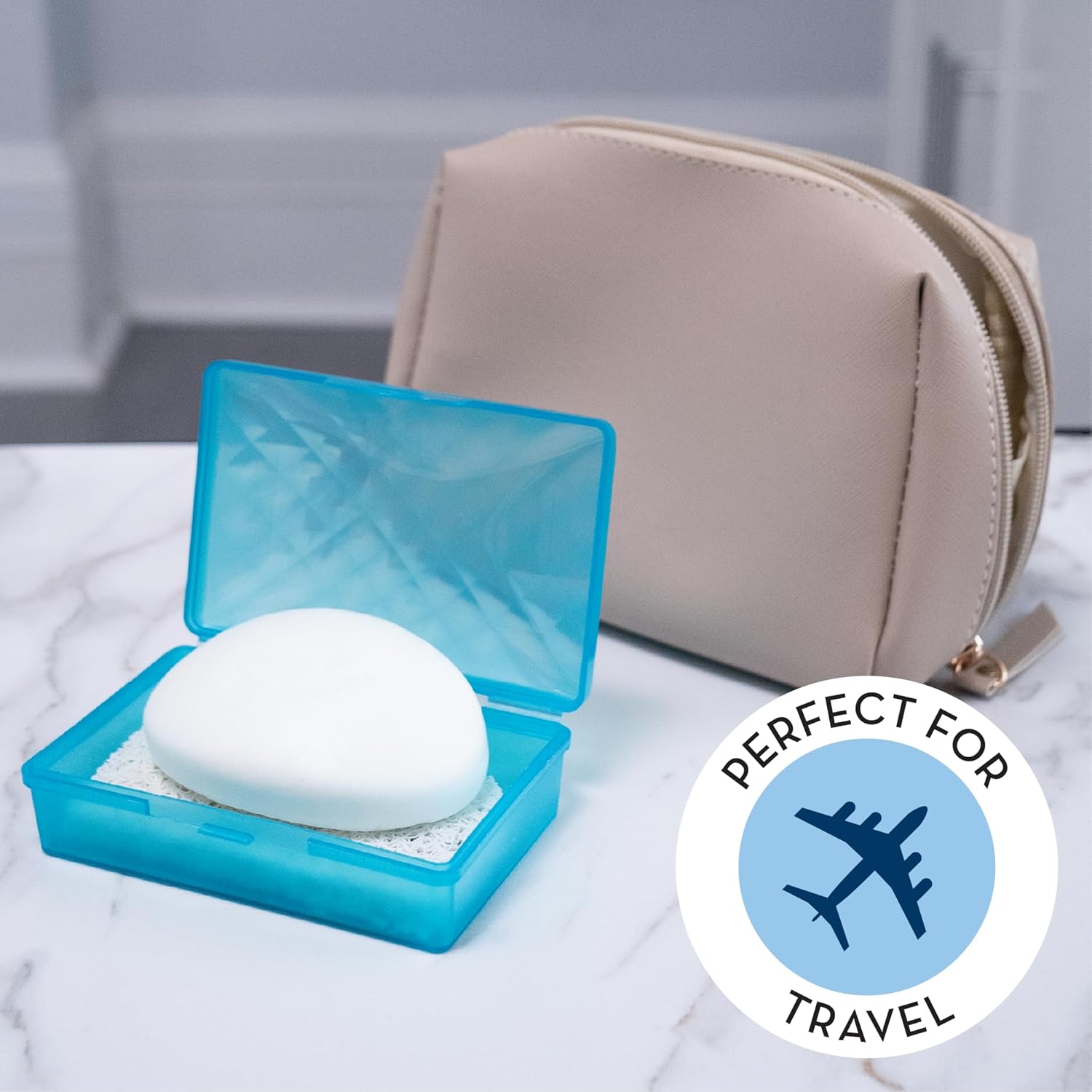ST INC Bar Soap Holder 4 Pack White 1