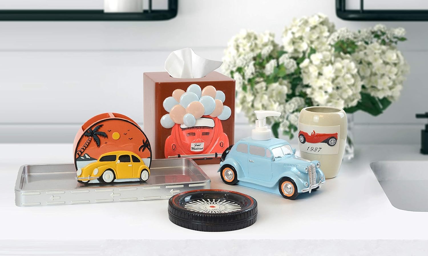 Decozen Kids Bathroom Accessory Set of 6